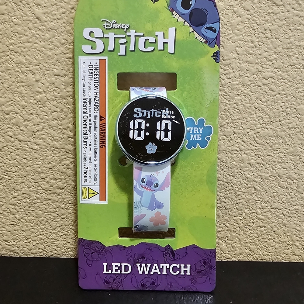 Disney Stitch Multicolor LED Watch